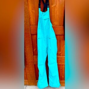 LIKE NEW - Women’s Turquoise Flylow Bibs